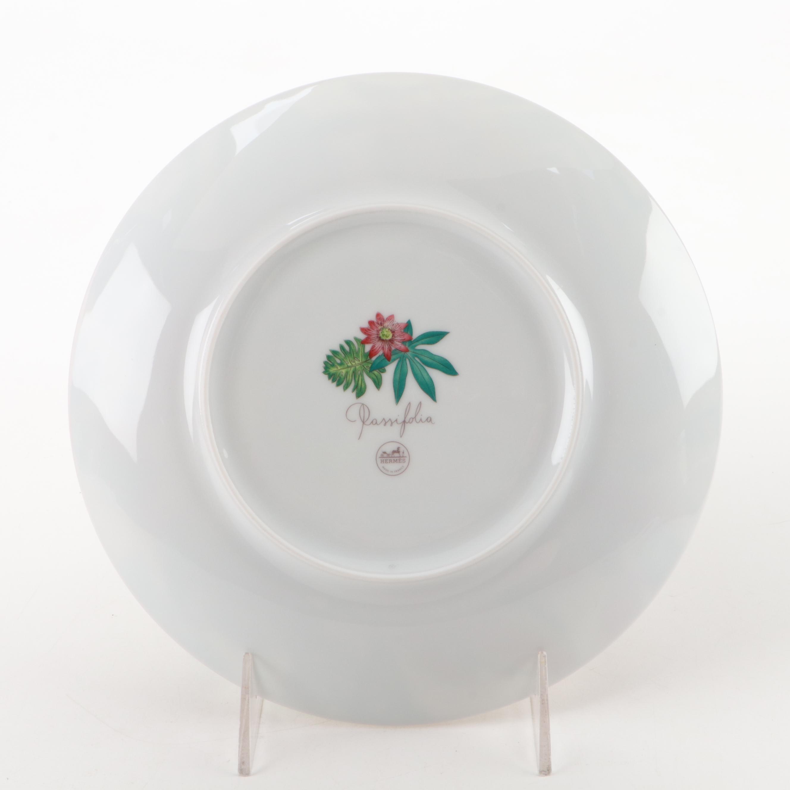 Hermès "Passifolia" Porcelain Dessert Plate EBTH