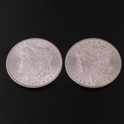 1878 CC and 1883 CC Morgan Silver Dollars