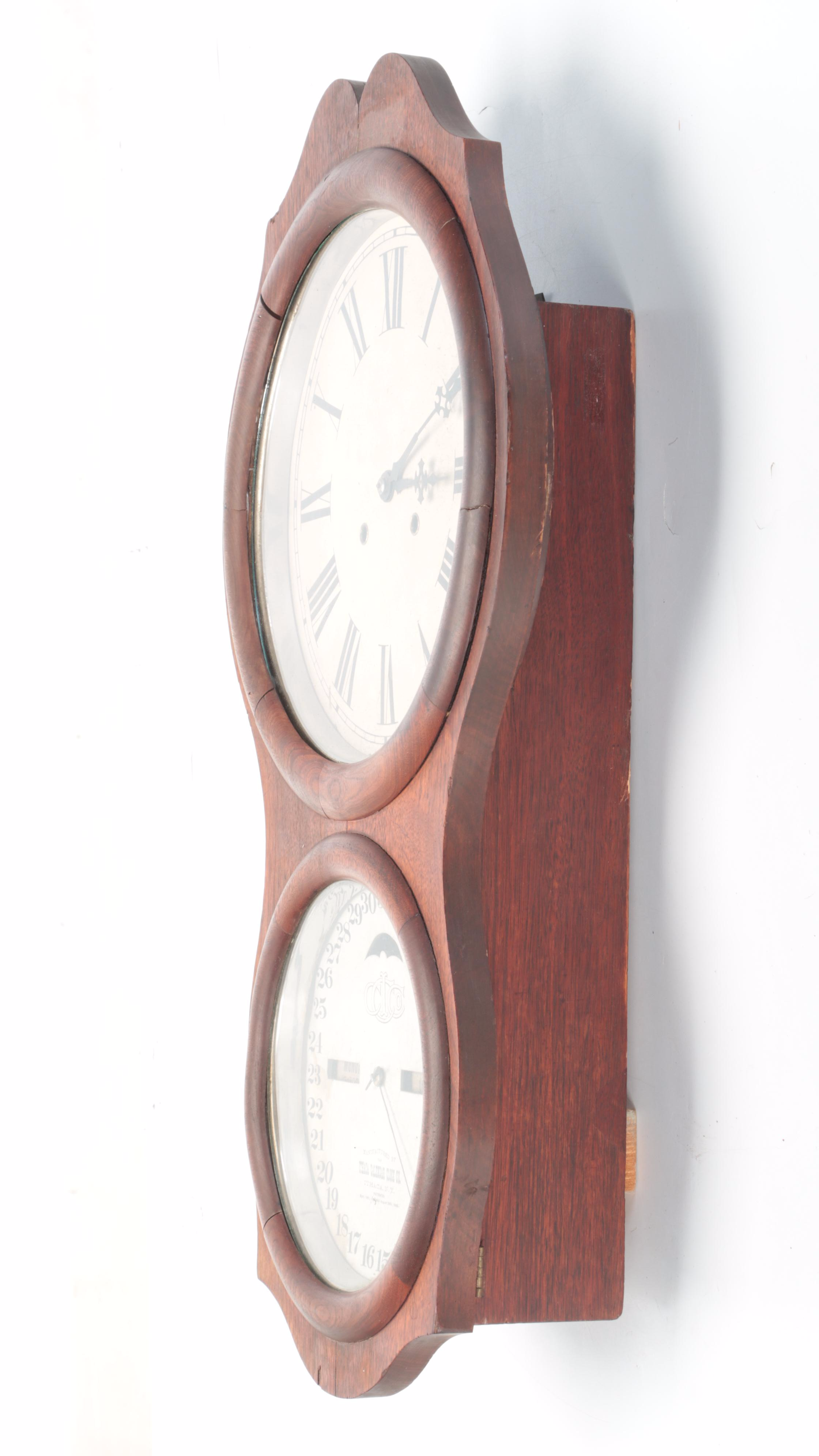 ithaca-calendar-clock-co-no-4-rosewood-veneer-wall-clock-late-19th-c