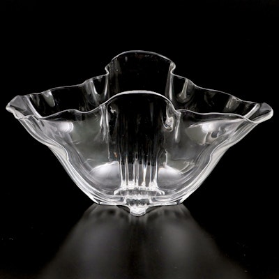 Steuben "Grotesque" Glass Bowl with Steuben Catalogs, 20th Century