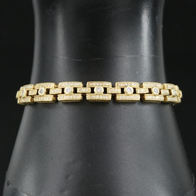 Judith Ripka 18K 1.90 CTW Diamond Bracelet