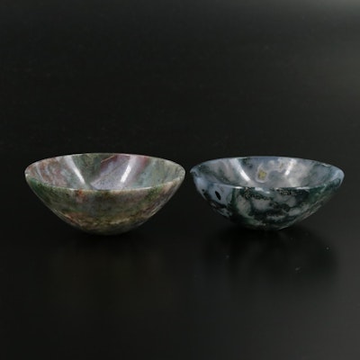 Agate and Moss Agate Bowls