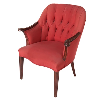 Regency Style and Custom-Upholstered Armchair