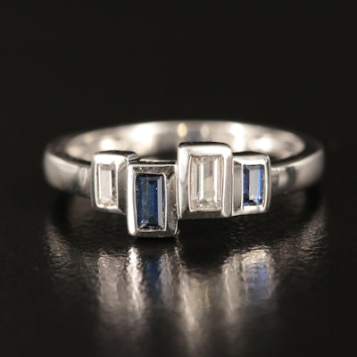 Sterling Sapphire Ring