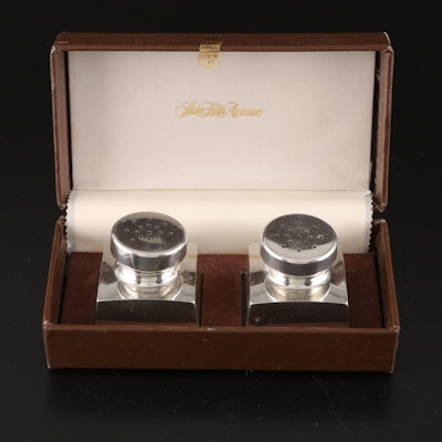 Pewter Salt and Pepper Shakers with Saks Fifth Avenue Presentation Box