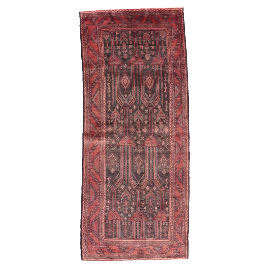 4'1 x 9'8 Hand-Knotted Northwest Persian Long Rug
