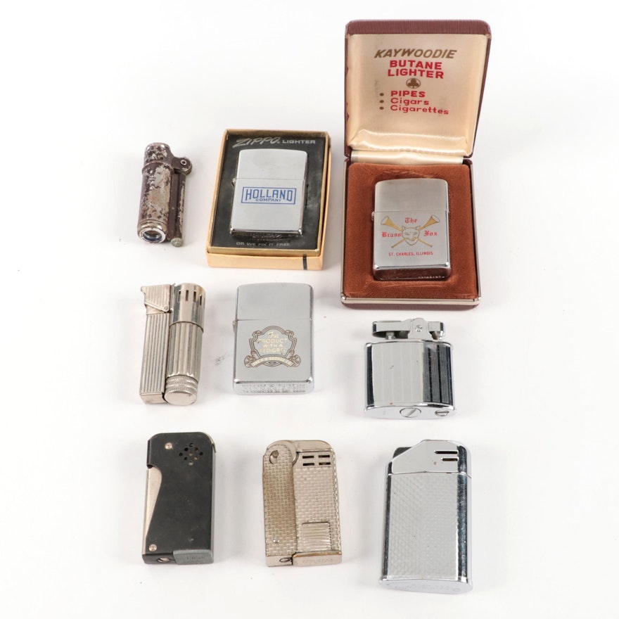 Zippo, Lumex, Kaywoodie, Boss and Other Lighters