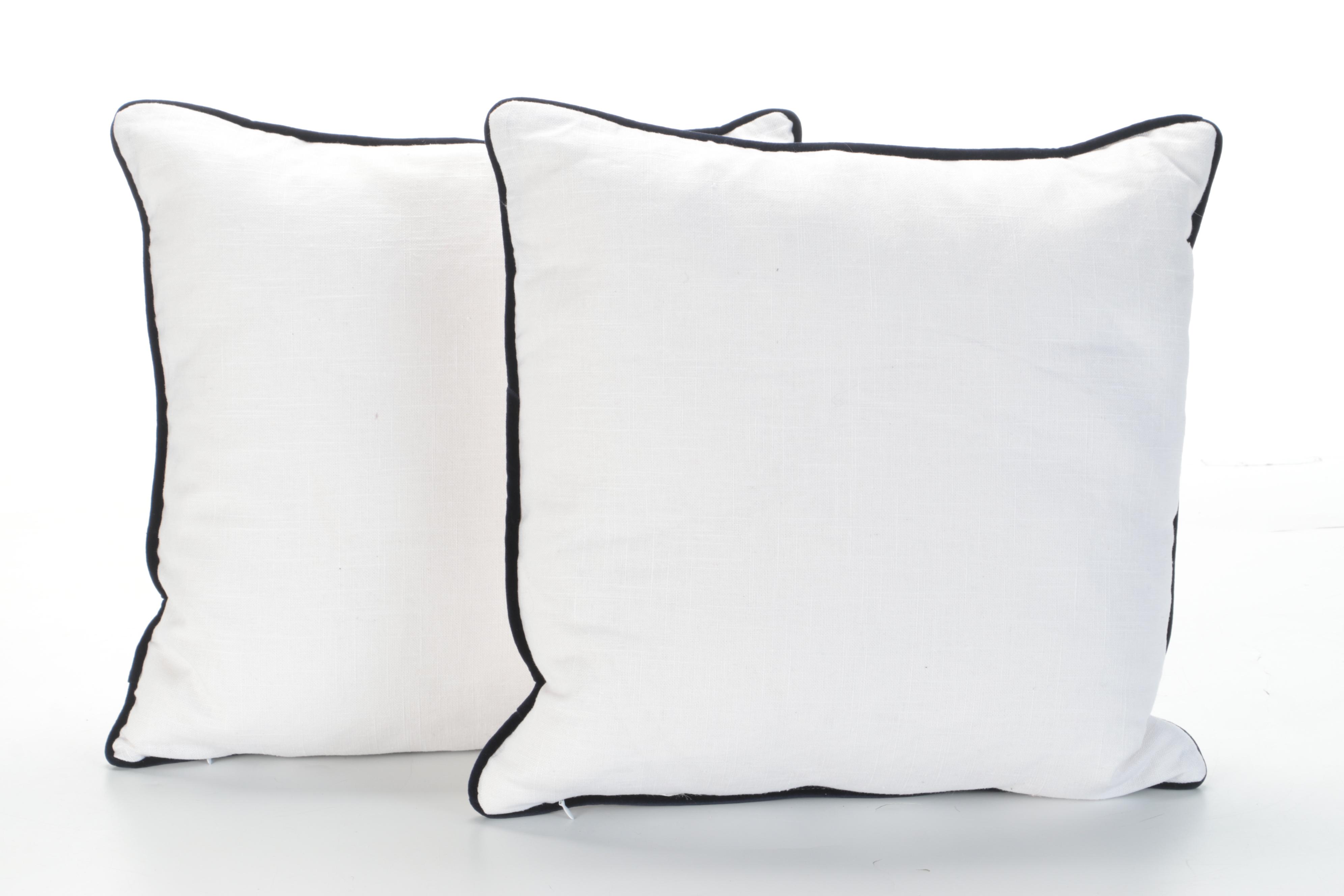 Sally Eckman Roberts Ming Vase & Peonies, Ginger Jar Embroidered Accent