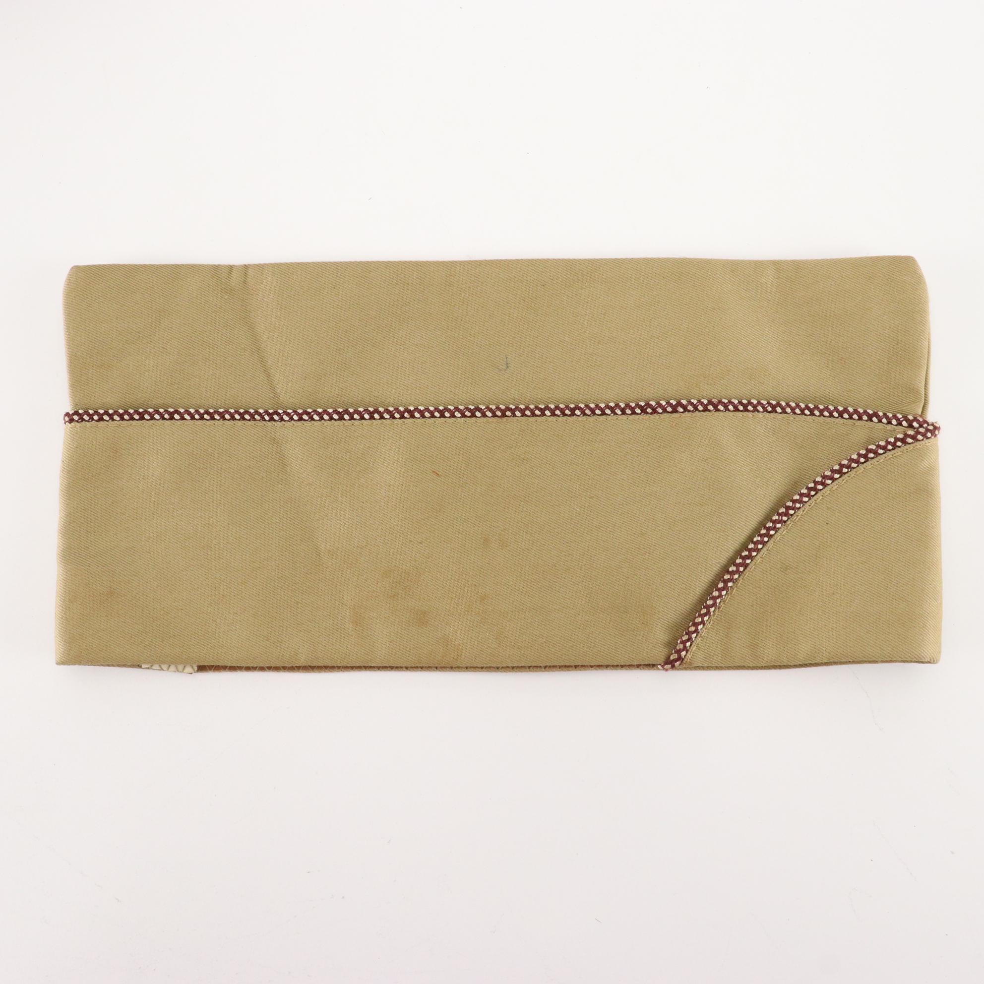 Andy Frain Usher Service Uniform Cap with WWII era U.S. Army Uniform