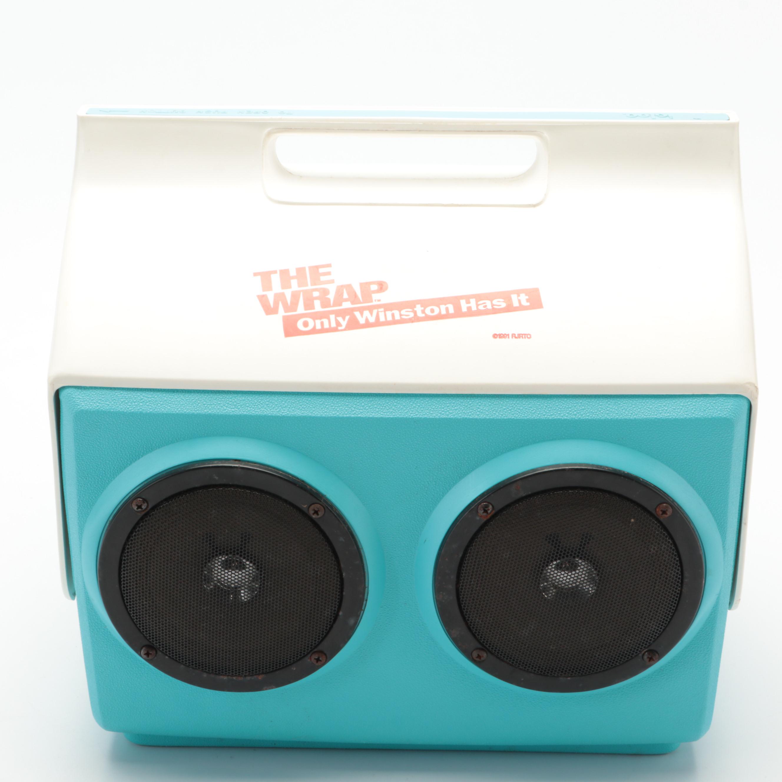 Winston "The Wrap" Igloo "KoolTunes" Bluetooth Speaker Cooler EBTH
