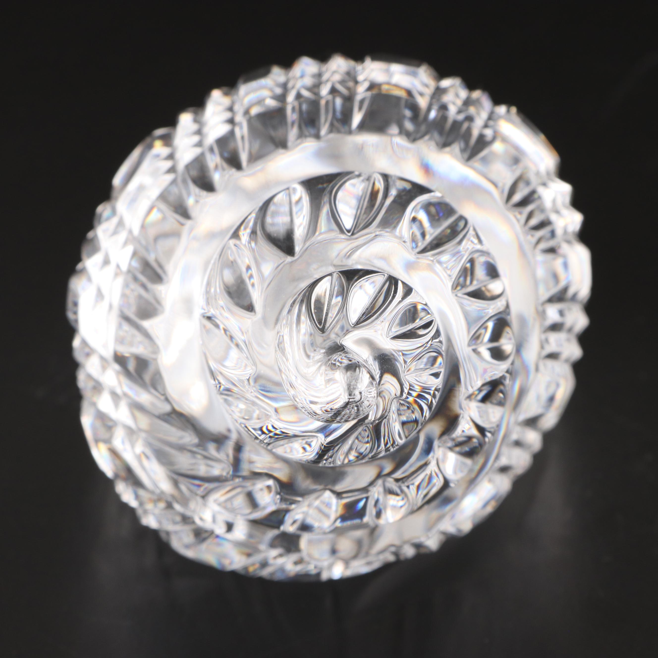 Tiffany & Co. Crystal Vase with Other Crystal Table Accessories EBTH