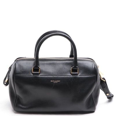 Saint Laurent Classic Baby Duffle Bag in Leather