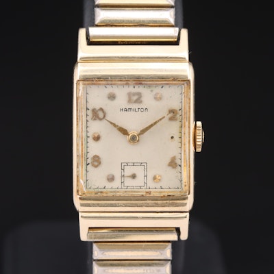 1951 14K Hamilton Stem-Wind Wristwatch