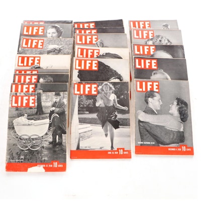 "LIFE" Magazine Collection Featuring Benito Mussolini and More, 1930s