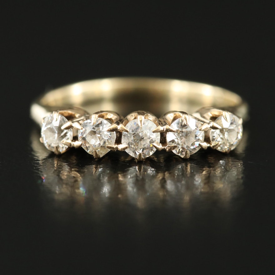 Antique 14K 0.45 CTW Diamond Ring