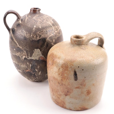 Storr Britz and Other Glazed Stoneware Jug