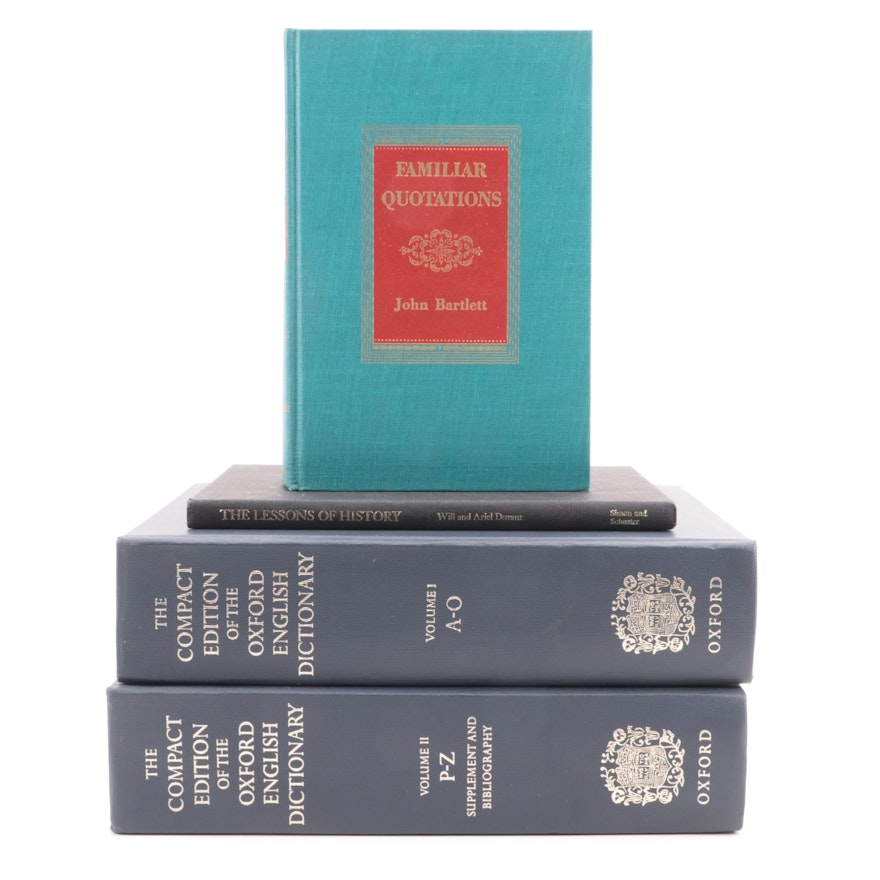 "Oxford English Dictionary" Two-Volume Set and More Nonfiction Books