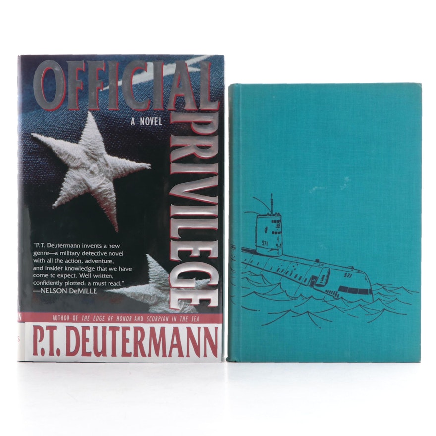 Signed First Edition "Official Privilege" by P. T. Deutermann and More