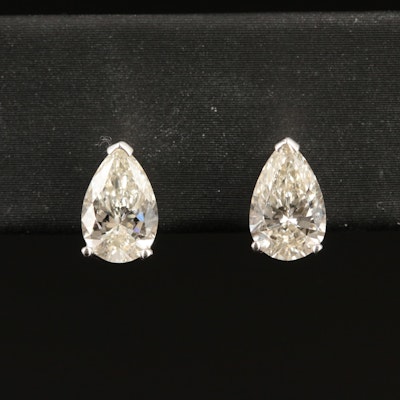 14K 2.10 CTW Lab Grown Diamond Stud Earrings