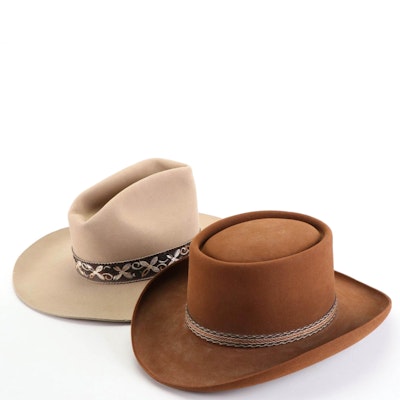 Resistol Stagecoach and Ranch Western Wear Western Hats in Wool Felt