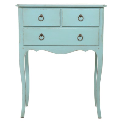 Somerset Bay "Kittery" French Mahogany Console Table in Cotton Candy Finish