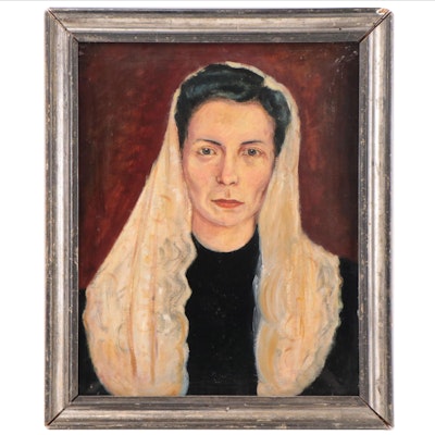 Portrait Oil Painting of Woman