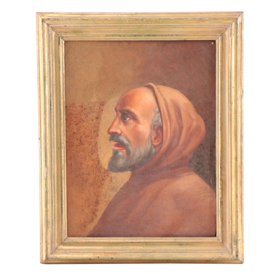 Oil Painting of Male Portrait