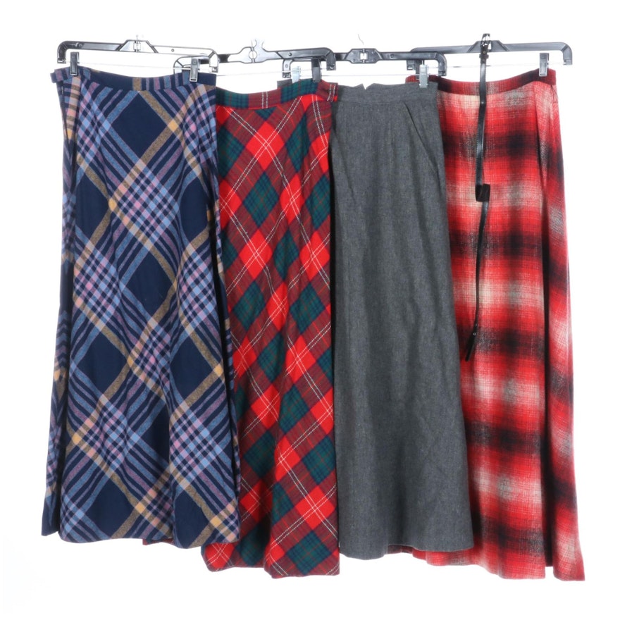 Sirotto Sport, John Meyer, and More Maxi Skirts in Plaid and Solid