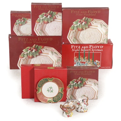 Fitz and Floyd Christmas Court and Enchanted Holiday Tableware