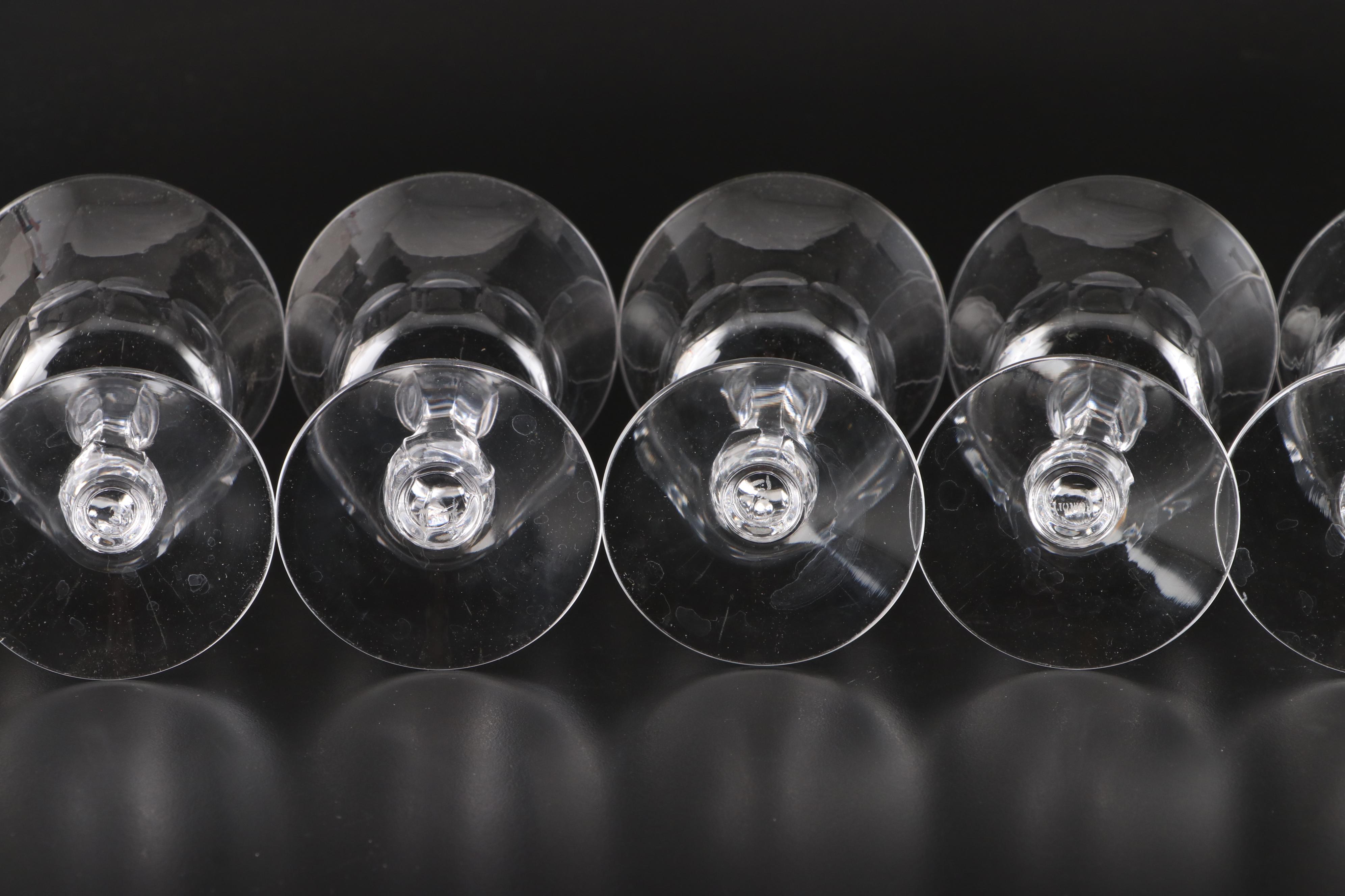 Fostoria Clear Glass Clarets and Wine Glasses, 19611982 EBTH