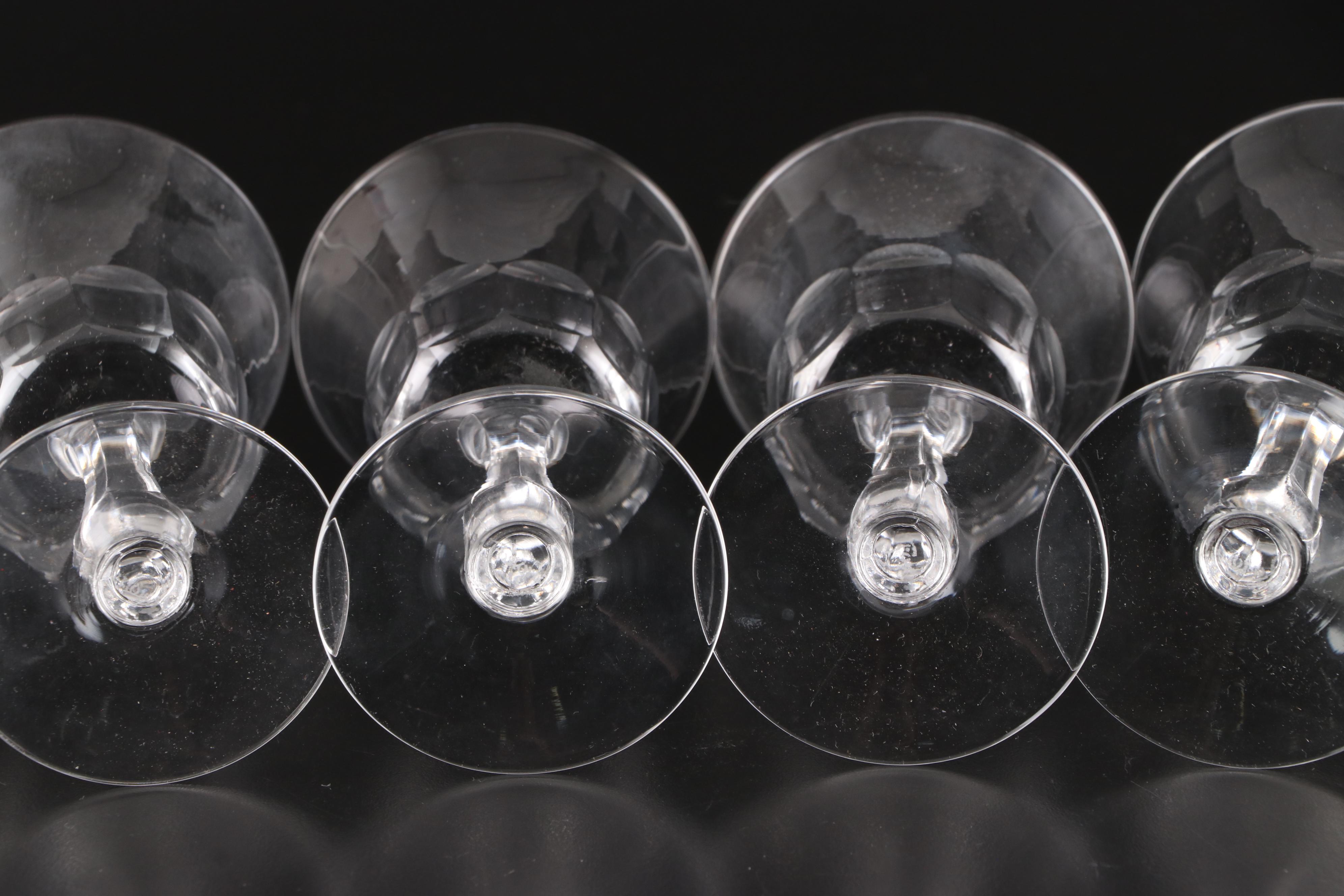 Fostoria Clear Glass Clarets and Wine Glasses, 19611982 EBTH