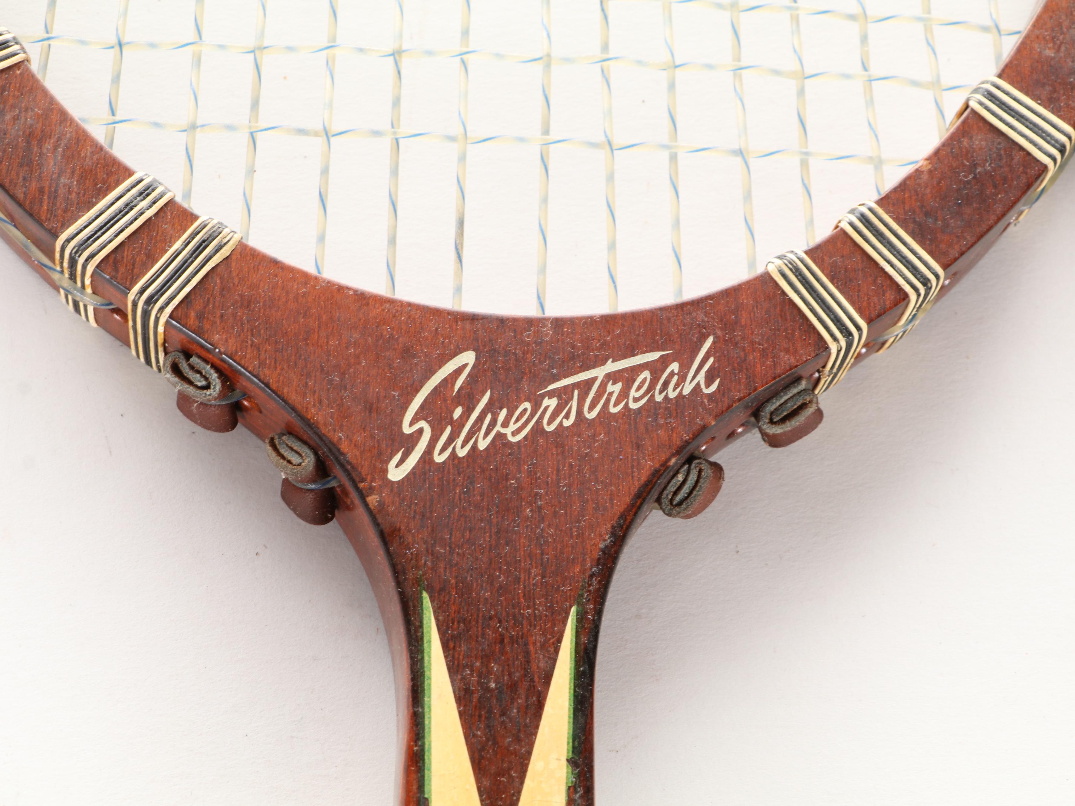 J.C. Higgins "Doris Hart" and More Wooden Tennis Racquets With Brackets