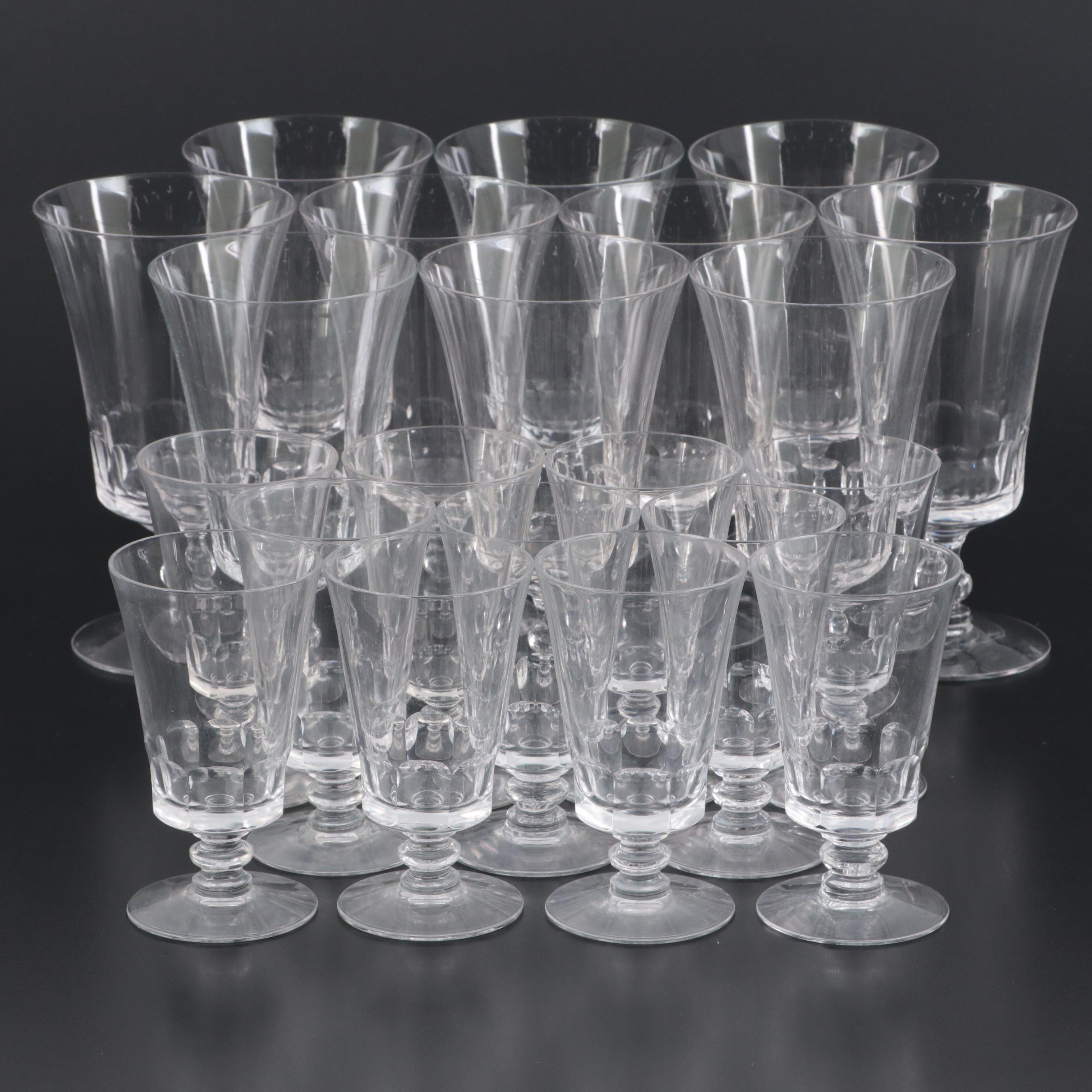 Fostoria Clear Glass Iced Tea and Juice Glasses, 19611982