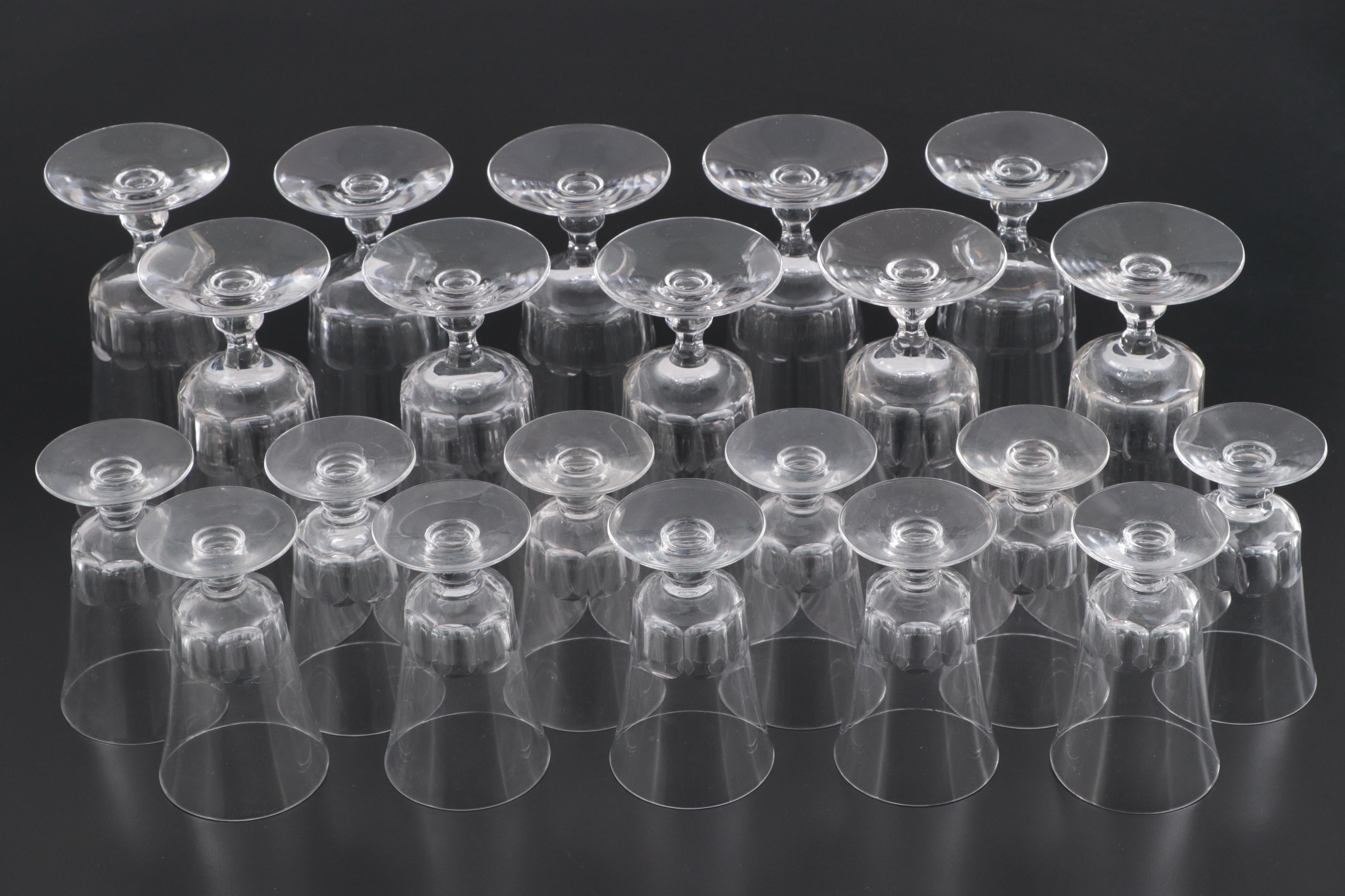 Fostoria Clear Glass Iced Tea and Juice Glasses, 19611982