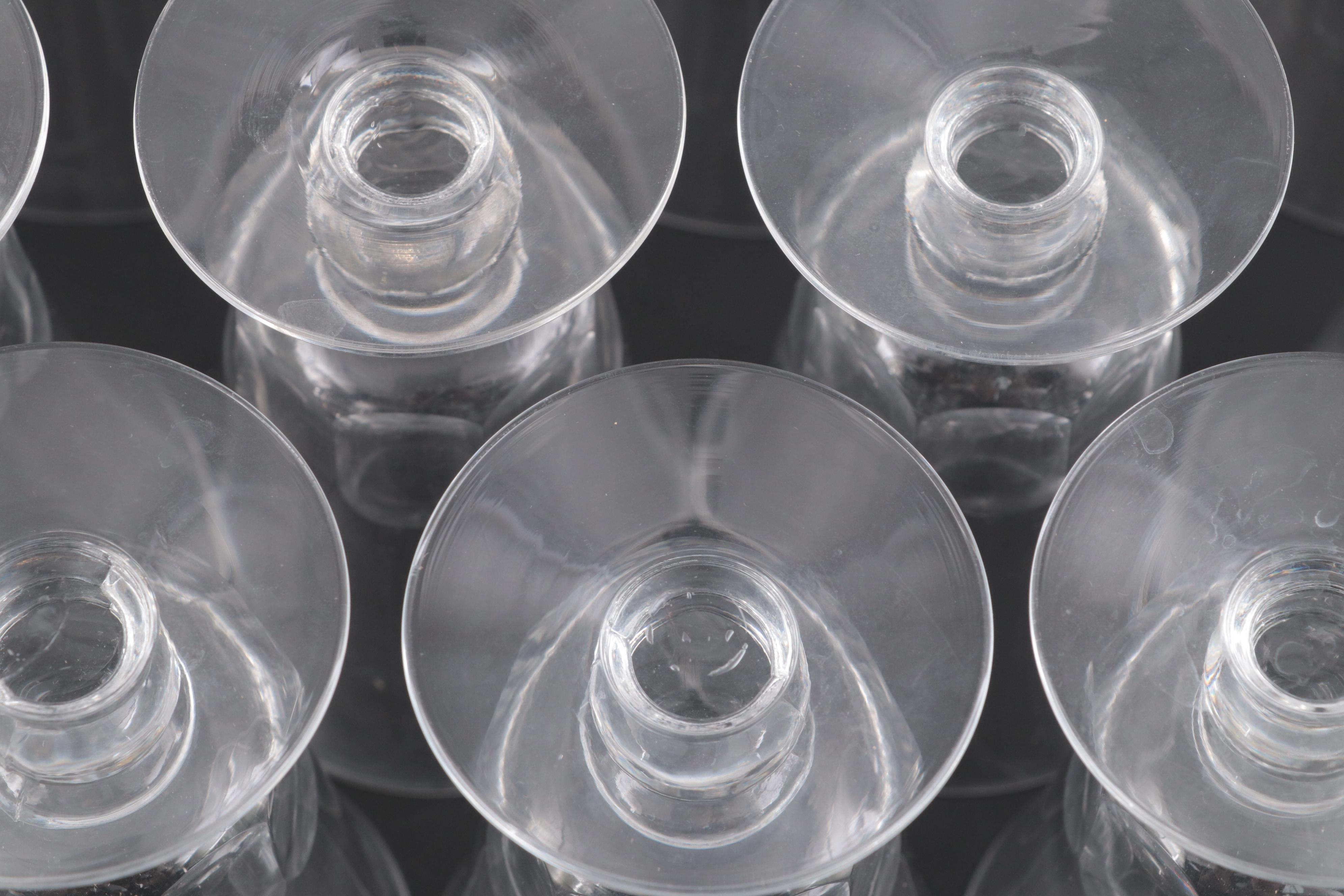 Fostoria Clear Glass Iced Tea and Juice Glasses, 19611982