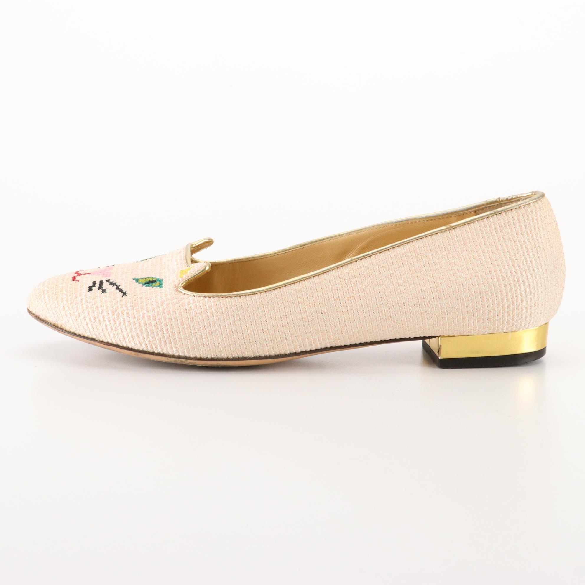 Charlotte Olympia Kitty Flats EBTH