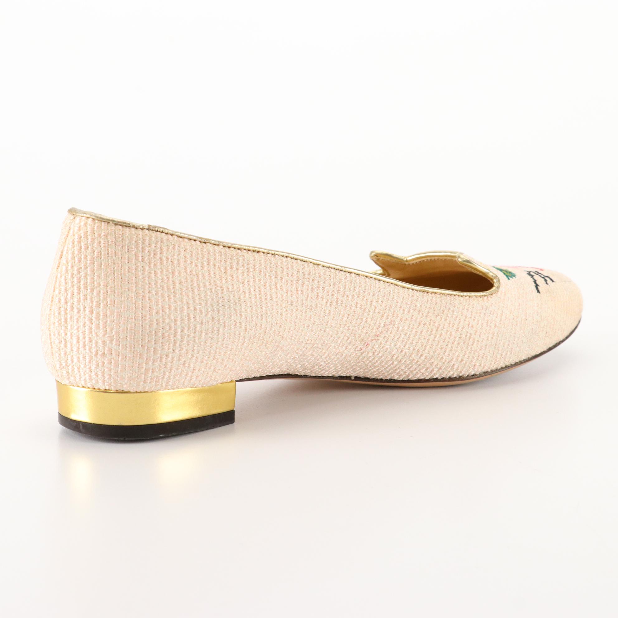 Charlotte Olympia Kitty Flats EBTH