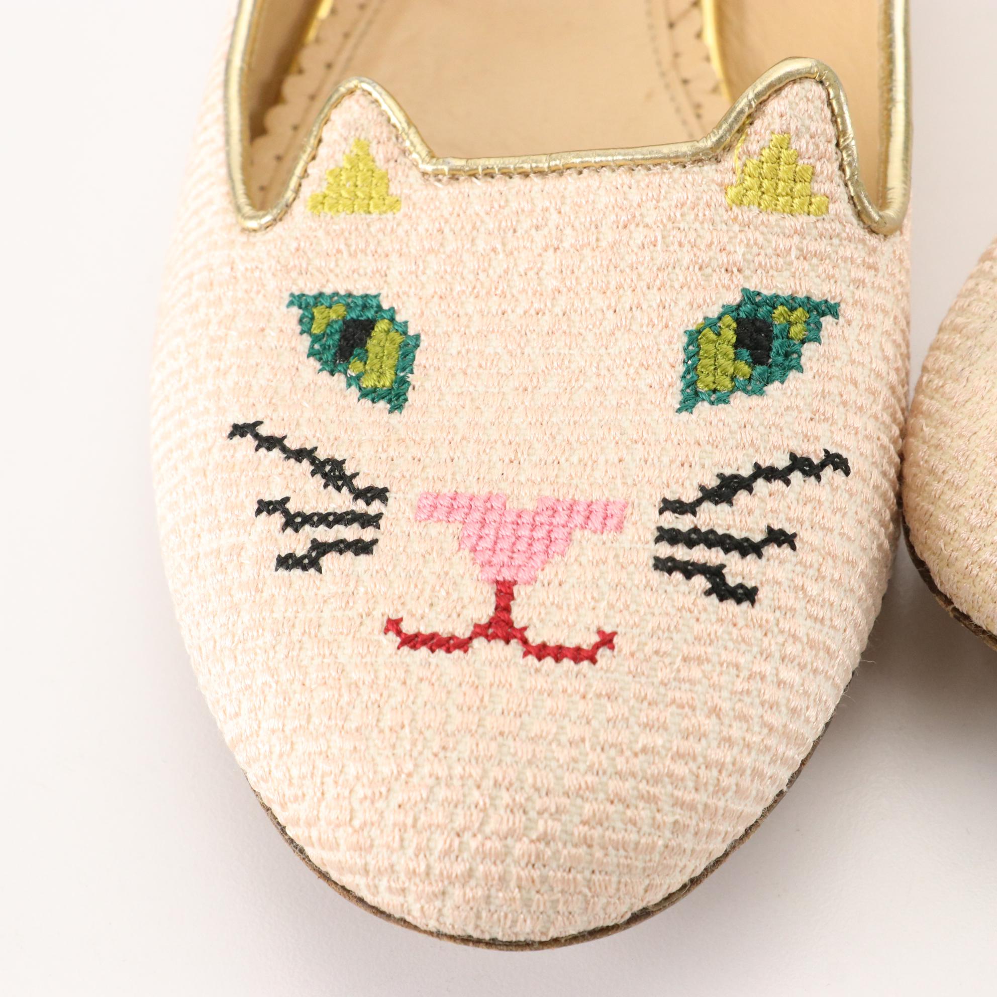 Charlotte Olympia Kitty Flats EBTH