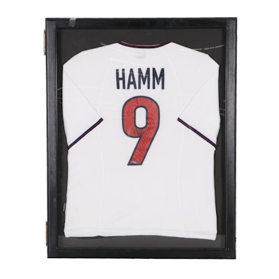 Mia Hamm Signed Nike Jersey in Matted Frame