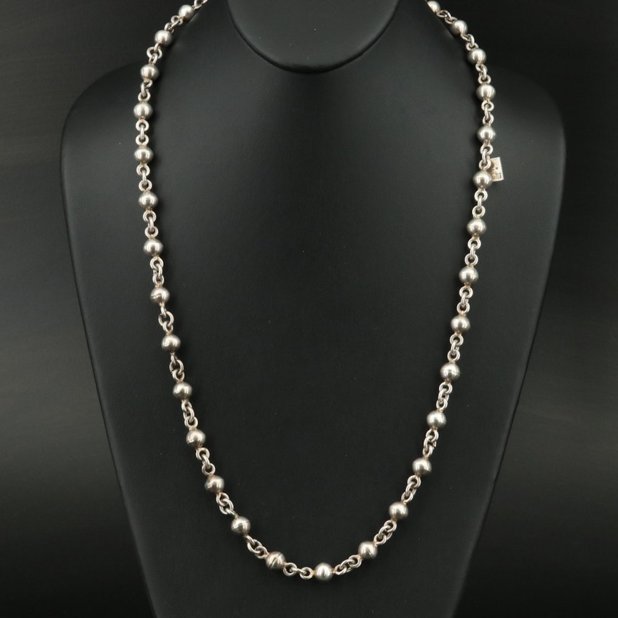 Mexican Sterling Station Necklace
