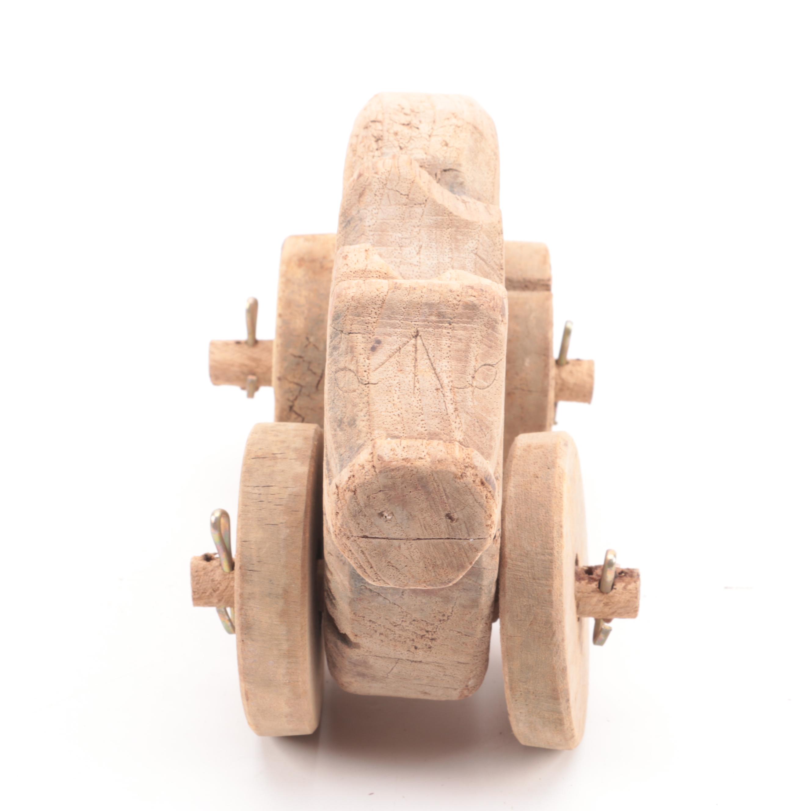 Primitive Hand-Carved Wood Toys | EBTH