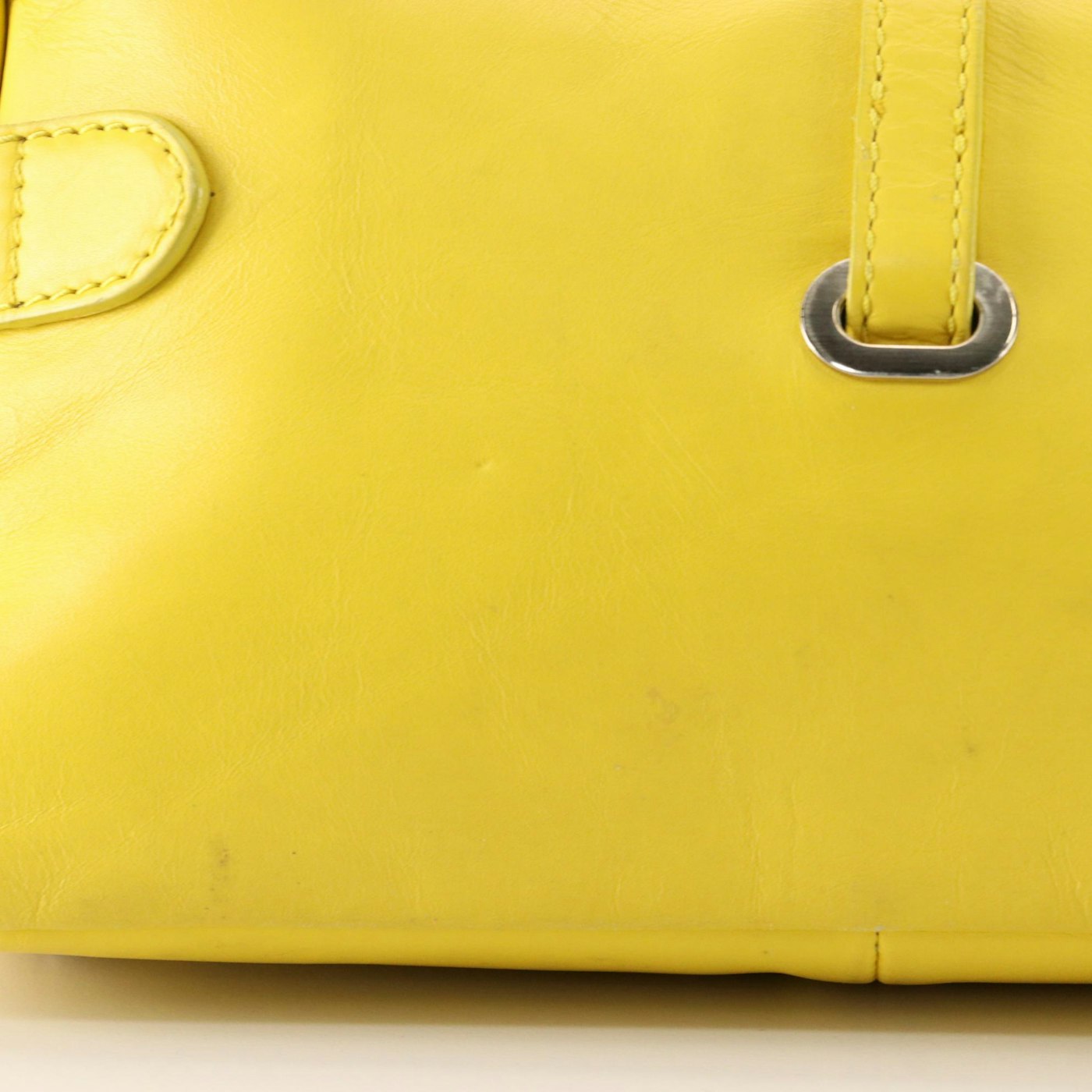 Jimmy Choo Tulita Mini Top Handle Bag in Yellow Leather | EBTH