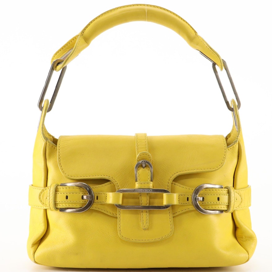 Jimmy Choo Tulita Mini Top Handle Bag in Yellow Leather | EBTH