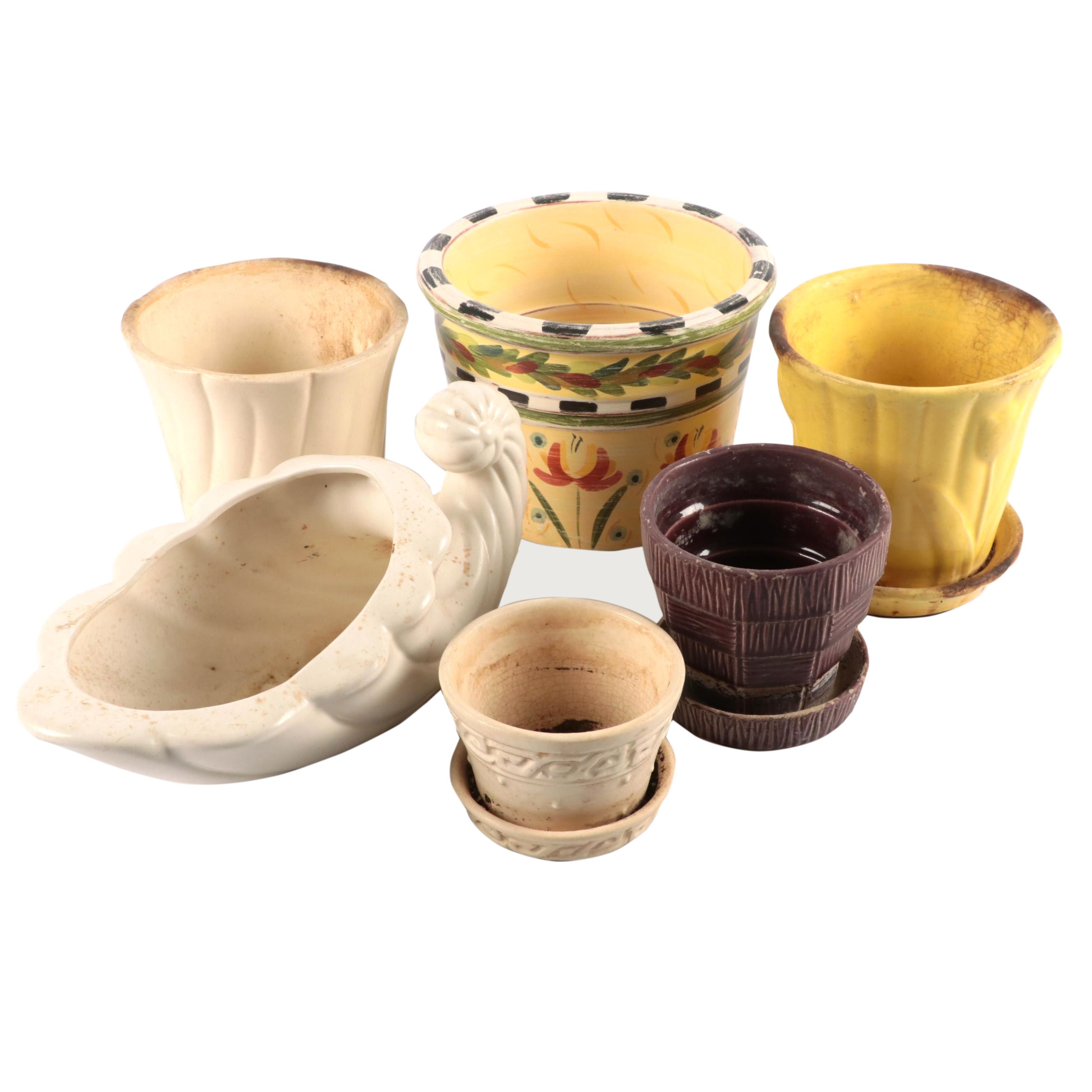 McCoy Pottery and Other Ceramic Flower Pots EBTH