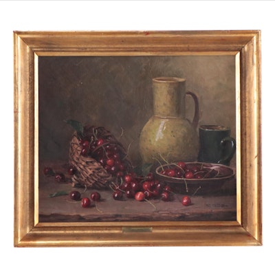 Camilla Göbl Oil Painting of Fruit Still Life