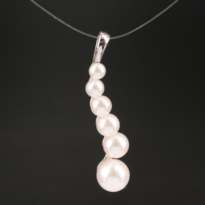 14K Cultured Pearl Pendant