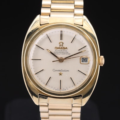 Vintage Omega Constellation Date Automatic Wristwatch