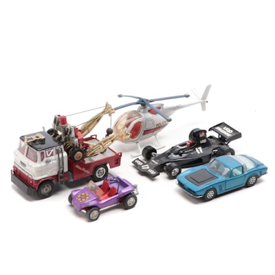 Corgi Whizzwheels Beach Buggy, Shadow-Ford and Other Toy Cars