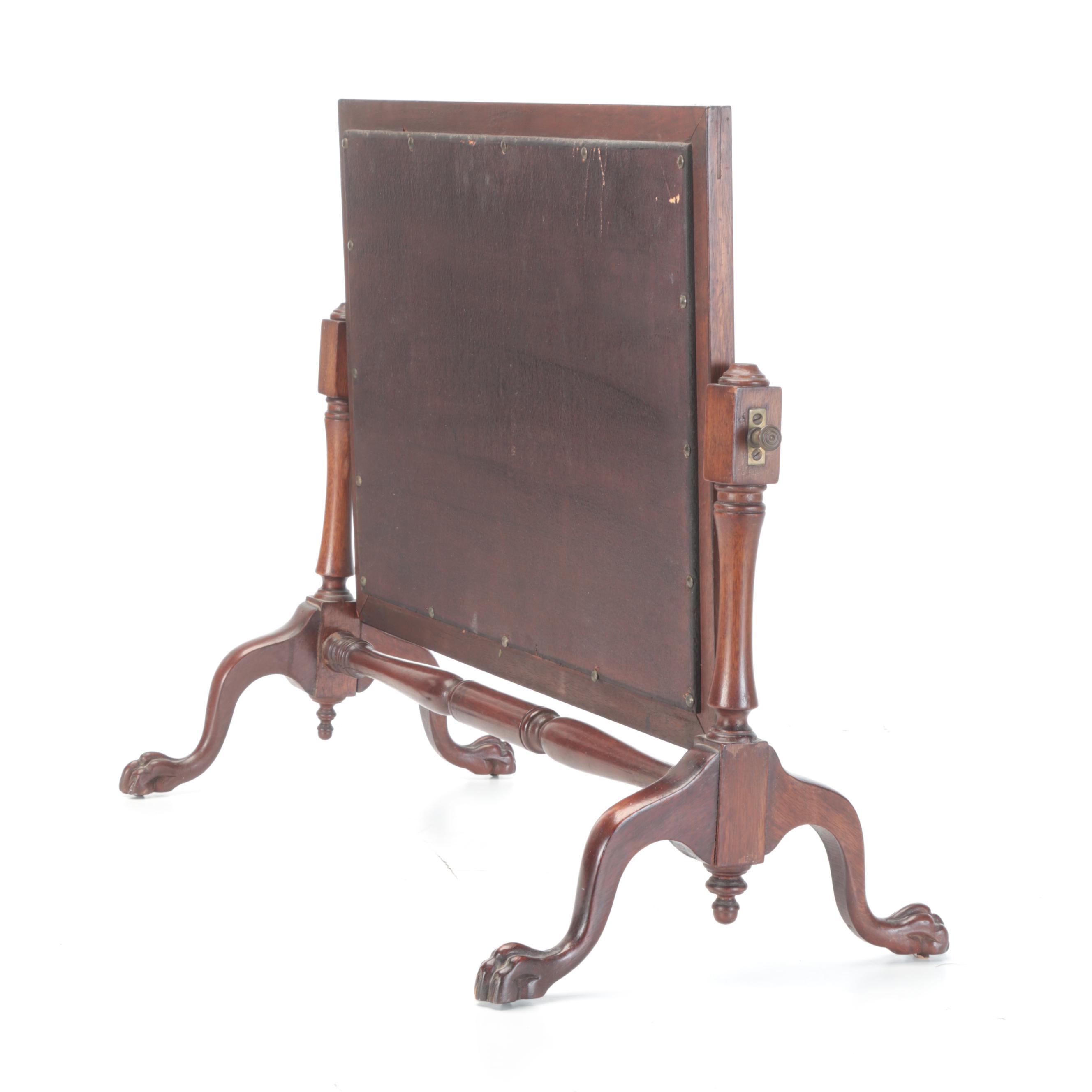 Chippendale Style StringInlaid Mahogany Tabletop Cheval Mirror EBTH