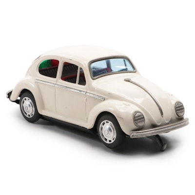 Taiyo Metal Electronic Toy VW Beetle, Mid to Late 20th Century